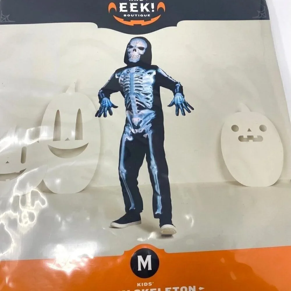 Target Kids' X-Ray Skeleton Costume Jumpsuit Hyde & EEK! Boutique™ Size Medium
